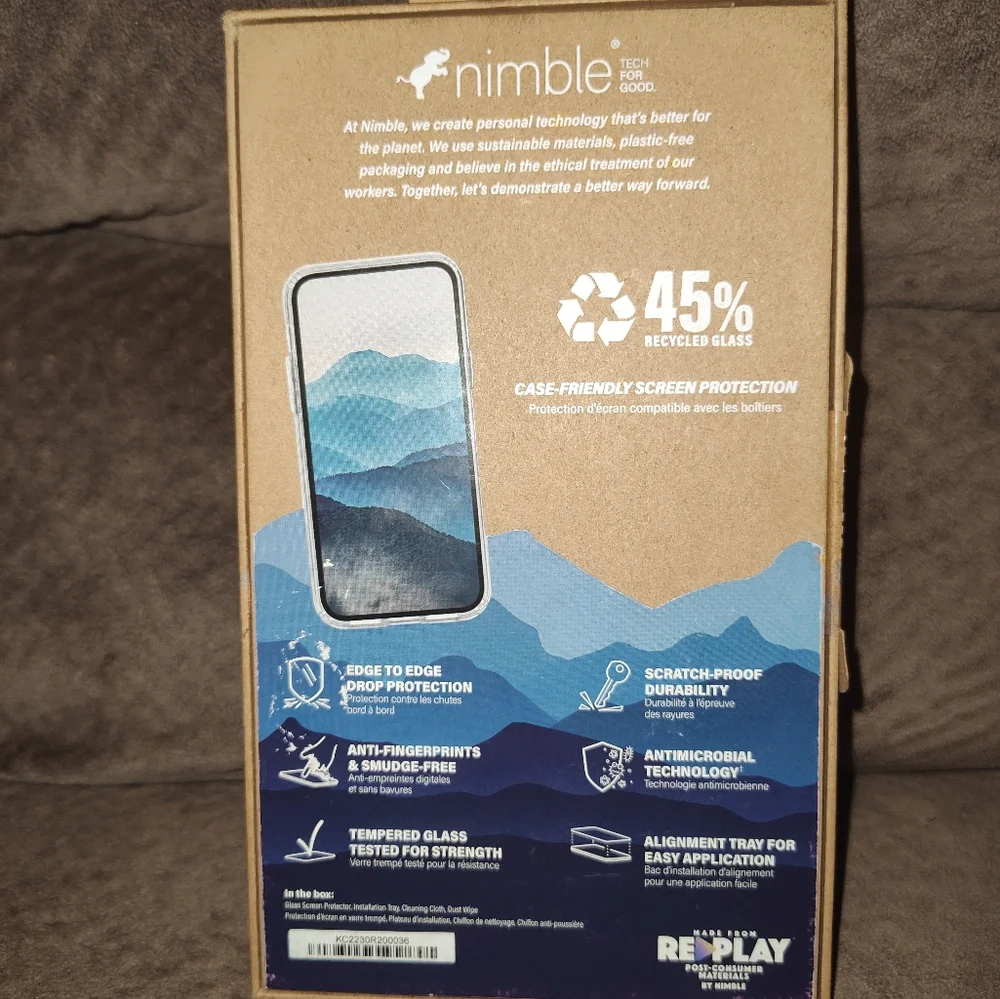 Nimble Sustain Glass Screen Protector for iPhone 14 Pro